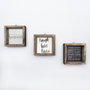 Wallity Cuadro Decorativo Enmarcado en MDF (3 Piezas)